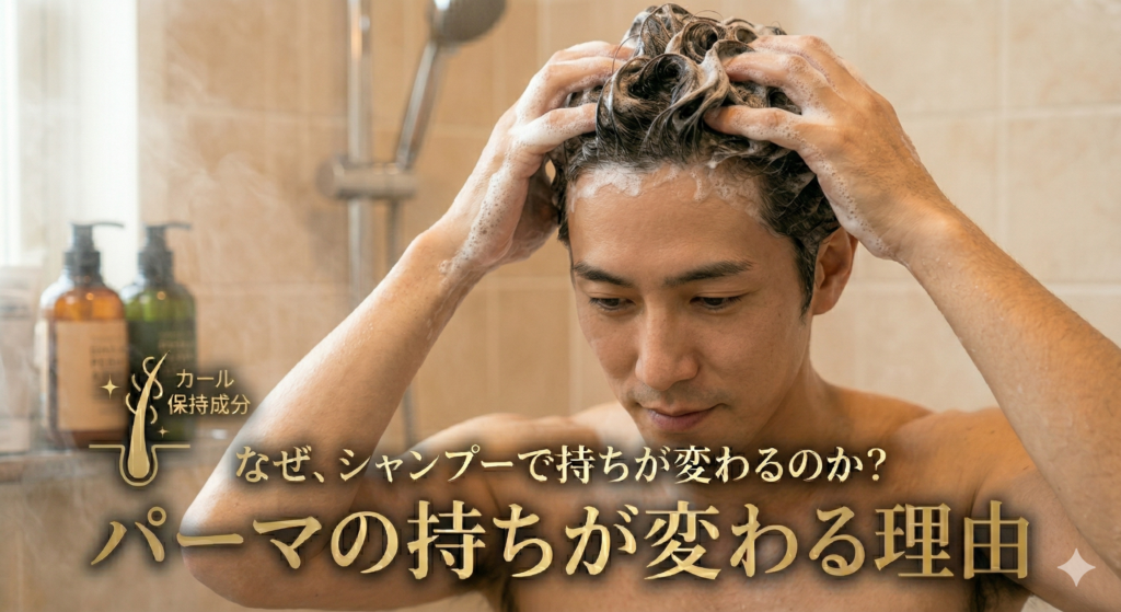 パーマが長持ちするシャンプーが知りたいメンズ