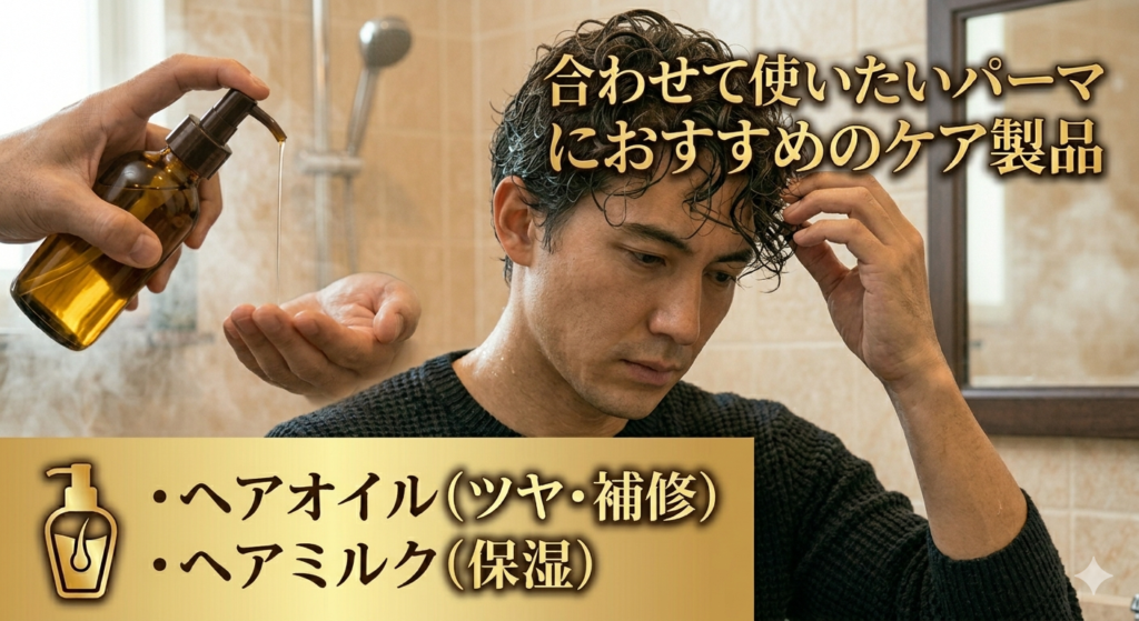 パーマを長持ちさせるシャンプーが知りたいメンズ